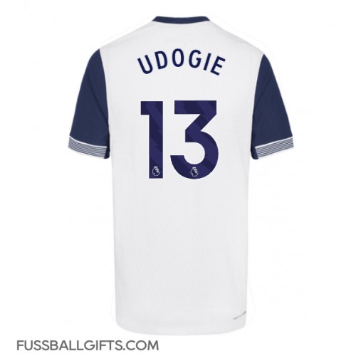 Tottenham Hotspur Destiny Udogie #13 Fußballbekleidung Heimtrikot 2024-25 Kurzarm